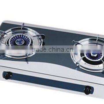 Table two burner gas hob gas stove