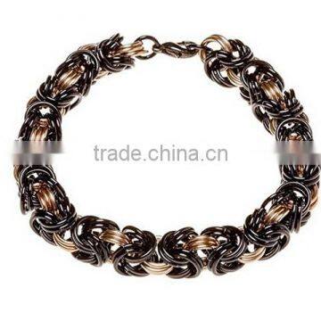 Customize Design Fancy Chainmail Bracelet Double Camelot Weave