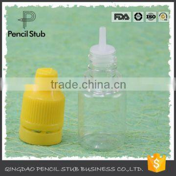 30ml pet bottle clear PET long tip child proof tamper cap ISO certificate