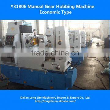 Y3180E Economic manual gear hobbing machine for sale