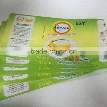 PVC shrink wrap film for label pirnting