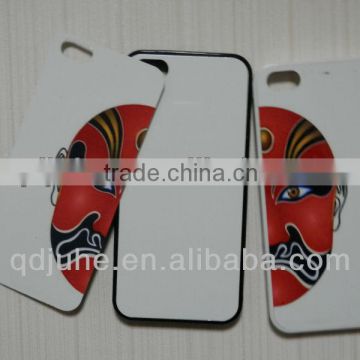 rubber heat transfer printing phone case for iphone5