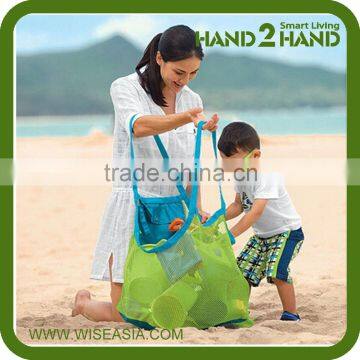 Foldable Fabric Mesh Beach Storage Bag Hot Sell Beach Bag for Kids
