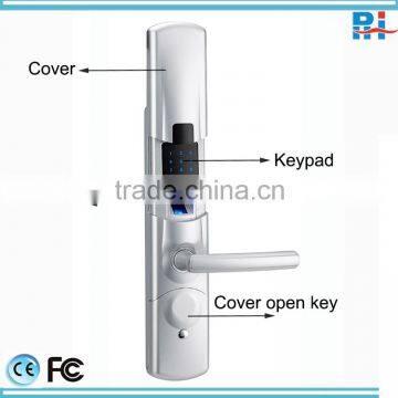 Keyless Touch Screen Biometric Hotel Smart Fingerprint Security Door Lock photo-3