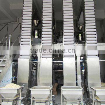 CE IP65 14 Head Multihead Weigher for Pease,rice,biscuit Peanut,tea Ball,mushroom,candy,seed,bean,etc. Packing Machine photo-6