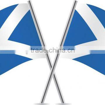 wholesale Saint Andrew's Cross Flag, Scotland blue flag with a white x