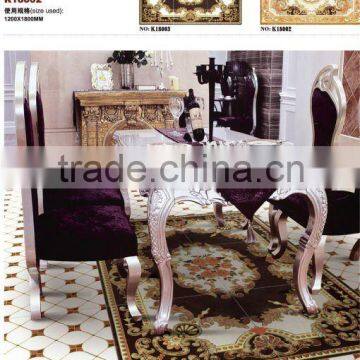 Beautiful carpet polished floor tile