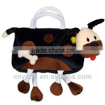 Plush Stuffed Toy Dog Bag/Plush Animal Handbag/Animal Shape Bag