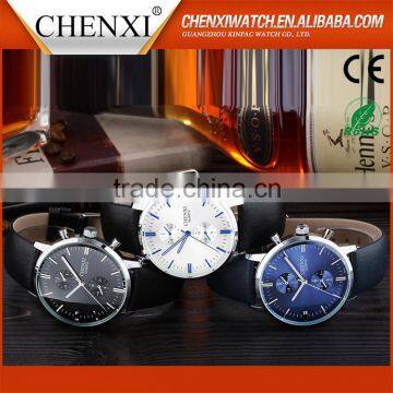 Top Popular Men Quartz Leather Watch 