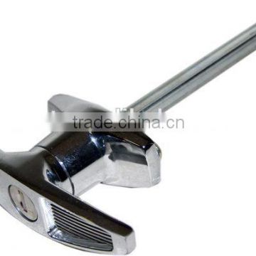 Chrome Plated T handle Lock - Rear Fixing