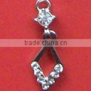 Bra accessories metal ornament pendant