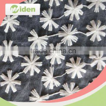 free sample avaliable aferican flower design fishnet fabric