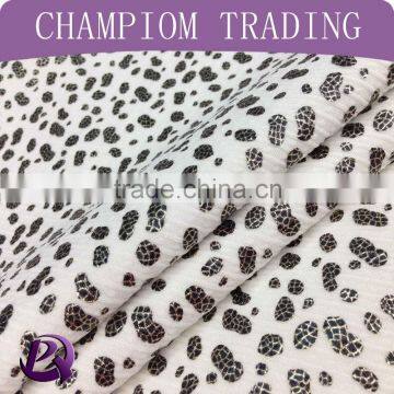 2015 fashion design 95%T 5%SP foil fabric sell good for garment