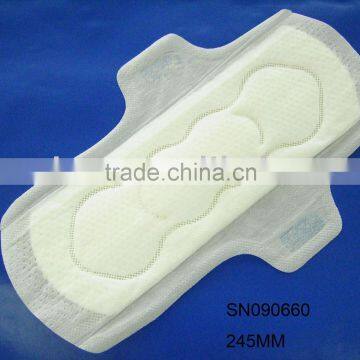 Sanitary napkin(245mm compare to the wisper)