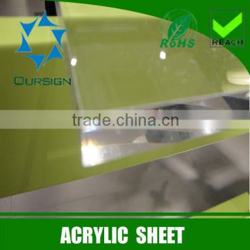 3mm transparent scratch resistant acrylic sheet