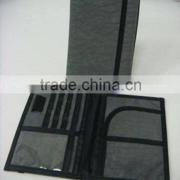 Custom passport holder with PVC window