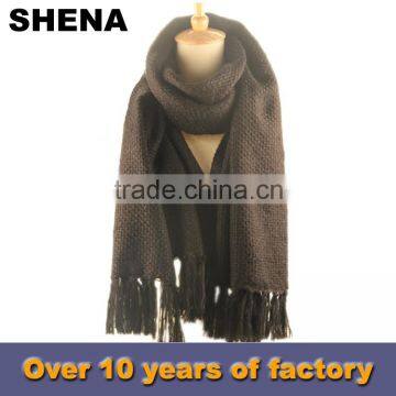 shena winter woven plain dyed wholesale infinity scarf price