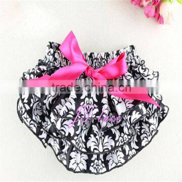 Viridian Chevron Shorts- Satin Fabric Baby Shorts- Kids Shorts With Big Bnows photo-3