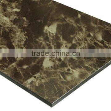 ACP factory marble surface 3mm 4mm decoration wall paneling