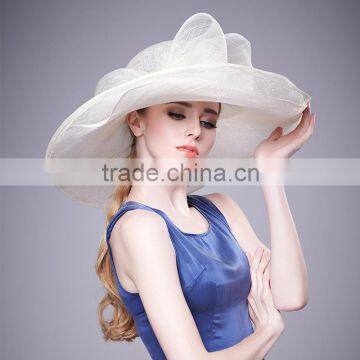 Philippines Sinamay Straw Hats For women Wholesale Lady Church Hat                        
                                                Quality Choice