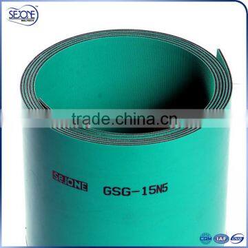 1.5mm Thickness Fine Finish Rubber Nylon Sandwich Belt