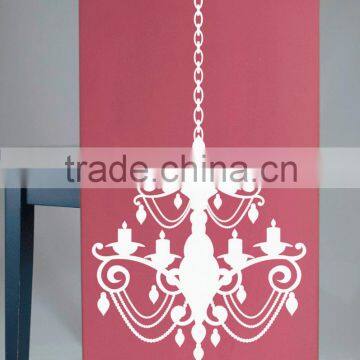 red back color white pendant lampsign wooden wall hanging deco