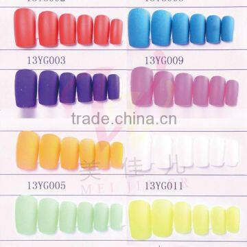 New arrive hotsale matt sweety color nail tips
