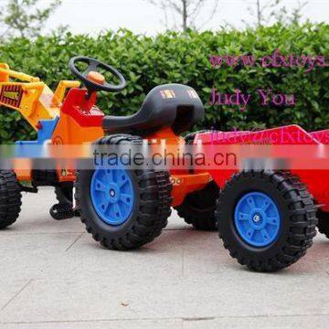Hot Selling Plastic Pedal Children Car Trailer 415 photo-5