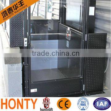 Outdoor Vertical 300kg Obstacle-free Platform Lift Company With CE photo-3