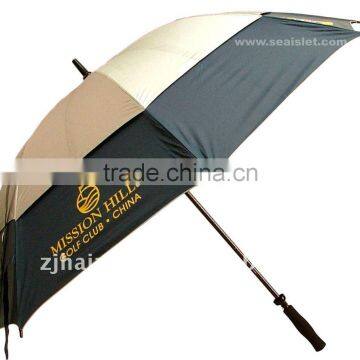 promotional stormproof golf umbrella with logo