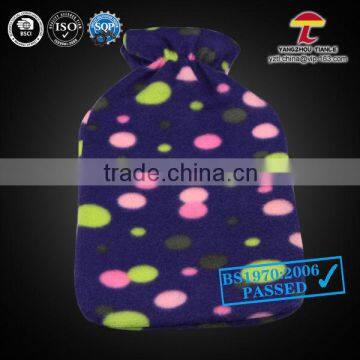 cheap AZO fleece hot water bottle with cover star planets