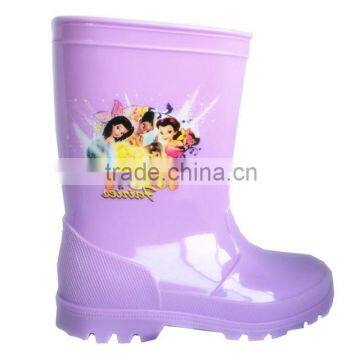 princess PVC rain boots wholesale construction