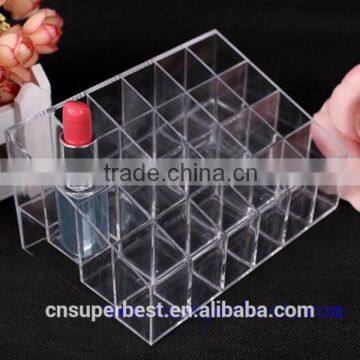 High transparency luxury acrylic lipstick organizer acrylic makeup lipstick organizer manufacturer from China