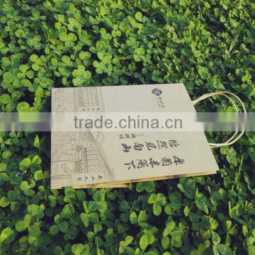 Custom Logo Handmade Recycle Kraft Paper Bags photo-2