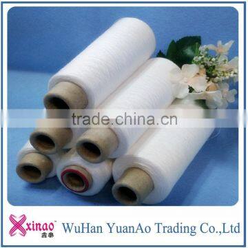 China Supplier Garment Sewing White Poly Spun Yarn photo-2