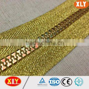 Fashion Gold Teeth and Tape Open End Plastic Zipper photo-4