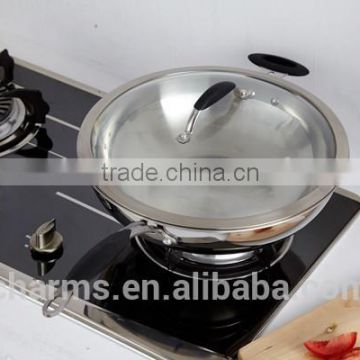 5 Ply Steel S S fry pan for induction cooker