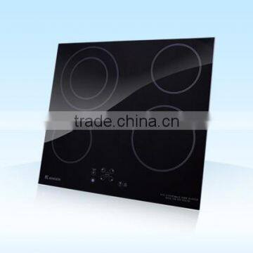 Black Color Induction Cooker Ceramic Glass Plates photo-2