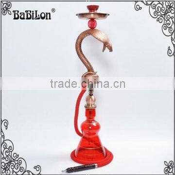 2015 new design luxury quality snake animal design resin hookah shisha