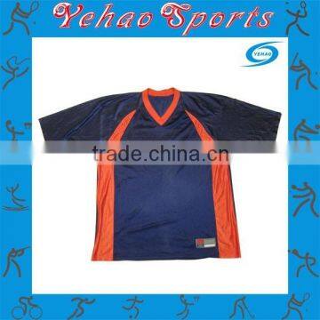 Breathable blank american football jersey double color