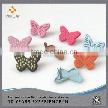 Wholesale fashion butterfly shaped craft brad