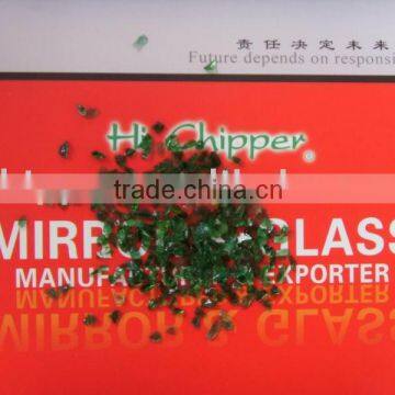 Decorative Crushed dark green glass cullet