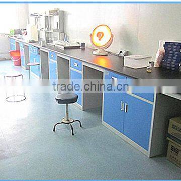 Cheap Lab Equipment Lab Furniture Work Bench With Reagent Rack photo-3