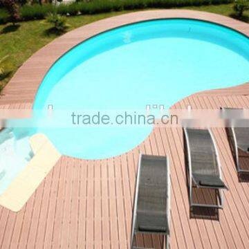 swimming pool wpc decking