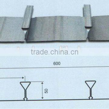 YX50-200-600 Corrugated Metal Floor Decking Sheet