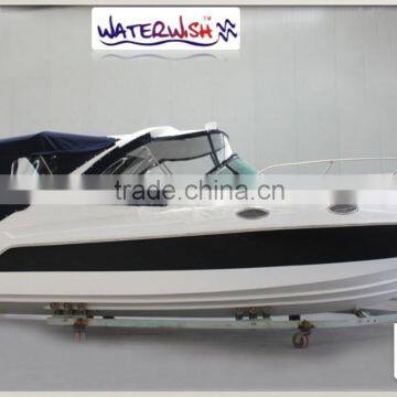 WATERWISH QD 27 CABIN fiberglass approved hard T top boat