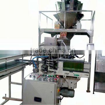 snacks in carton boxes packaging machine