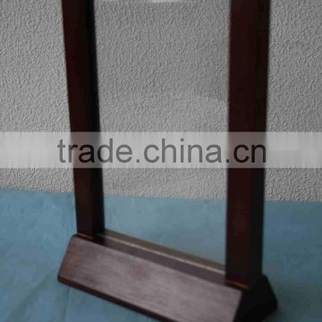 Professional Custom Various Size Practical Wooden Menu Stand