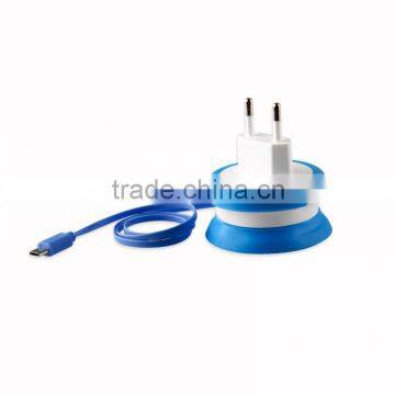 Universal Disc EU Mobile Travel Charger With Micro Usb Cable Charger, HOME Travel photo-3