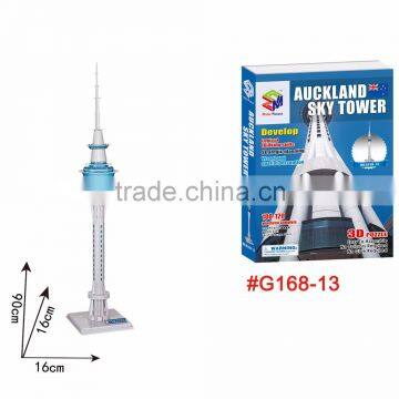 Auckland Sky Tower 3D Puzzle Mini Hobby Models